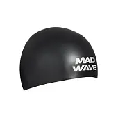 Шапочка для плавания Mad Wave Soft Fina Approved black от магазина Супер Спорт