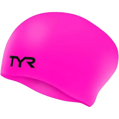 картинка Шапочка для плавания TYR Wrinkle Free Silicone Cap 